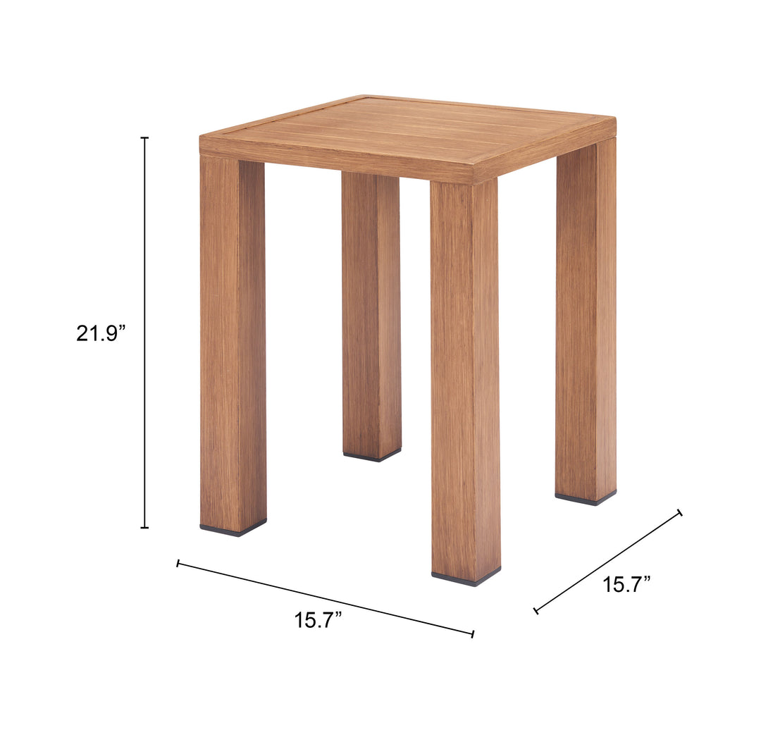 Zuo Regels Side Table Natural