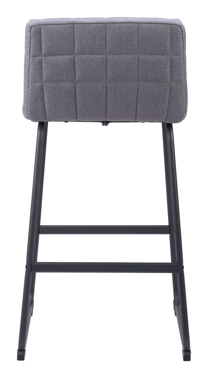Zuo Pago Barstool (Set of 2) Gray