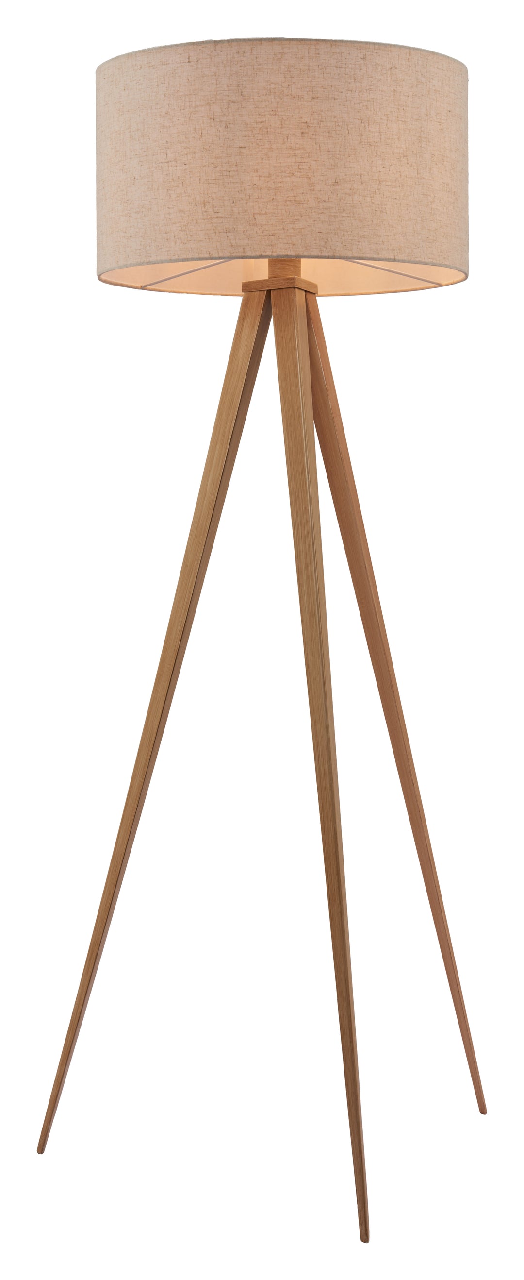 Zuo Imperial Floor Lamp Beige & Natural