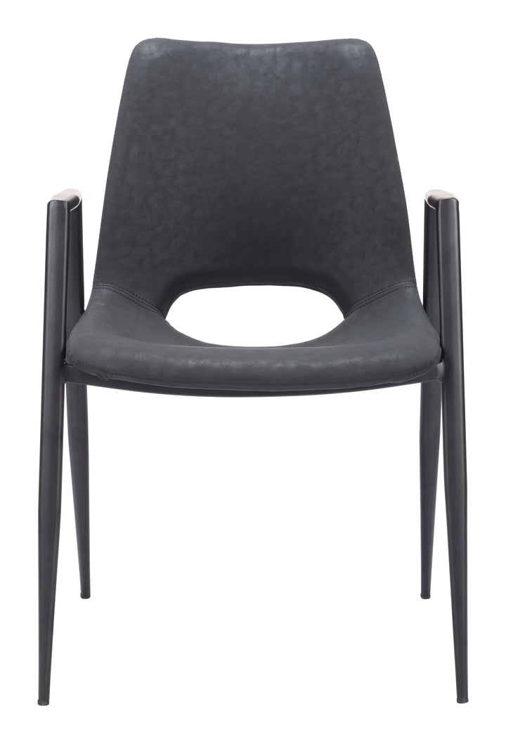 Zuo Desi Dining Chair (Set of 2) Black