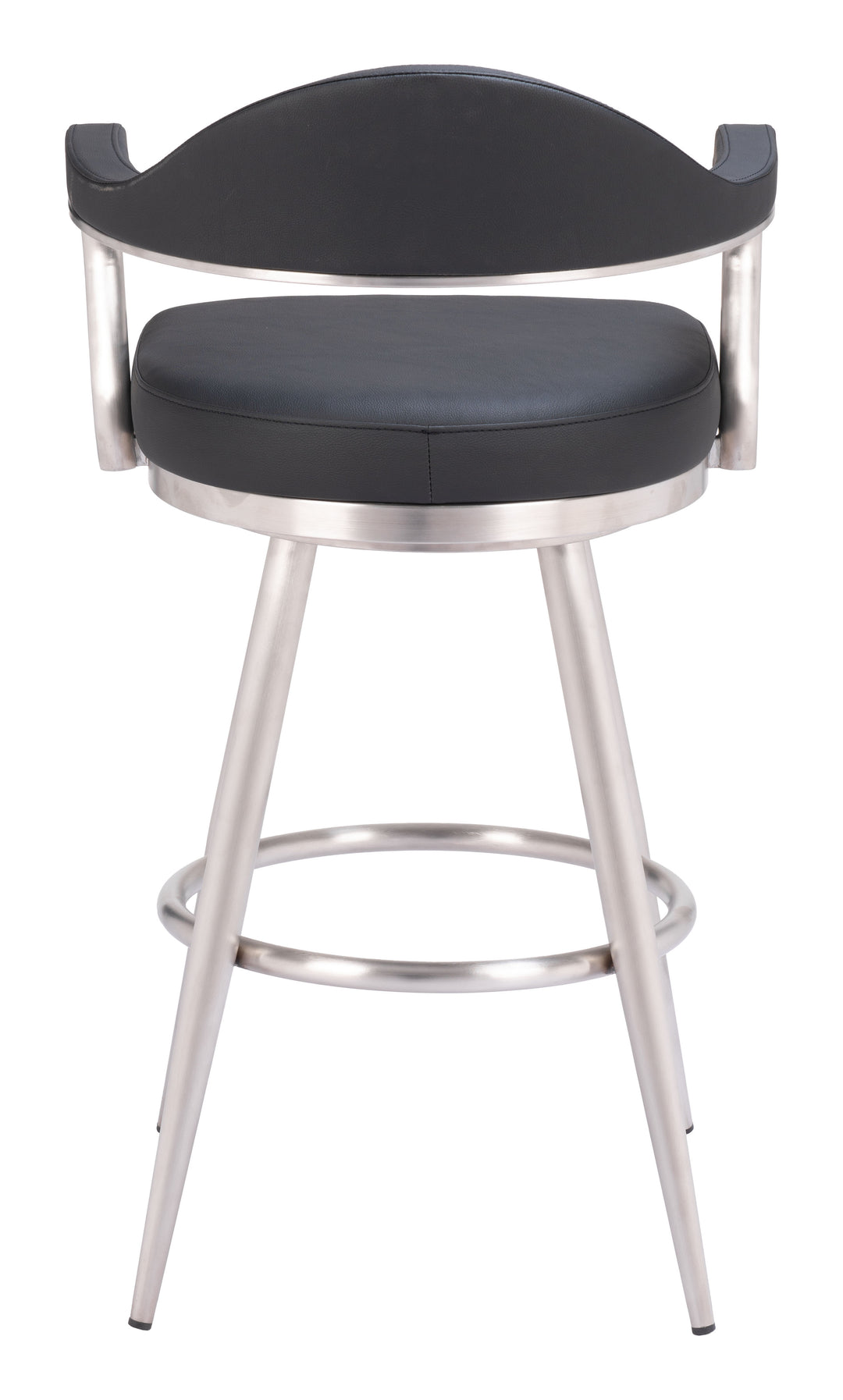 Zuo Vagur Swivel Barstool Black