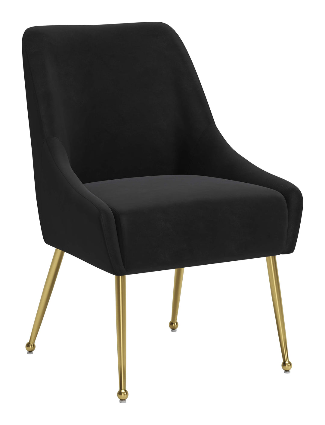 Zuo Maxine Dining Chair Black & Gold