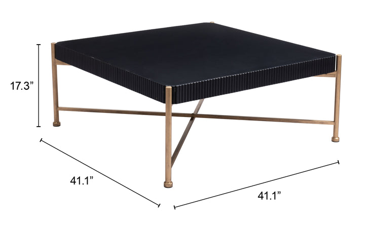 Zuo Nazaire Coffee Table Black