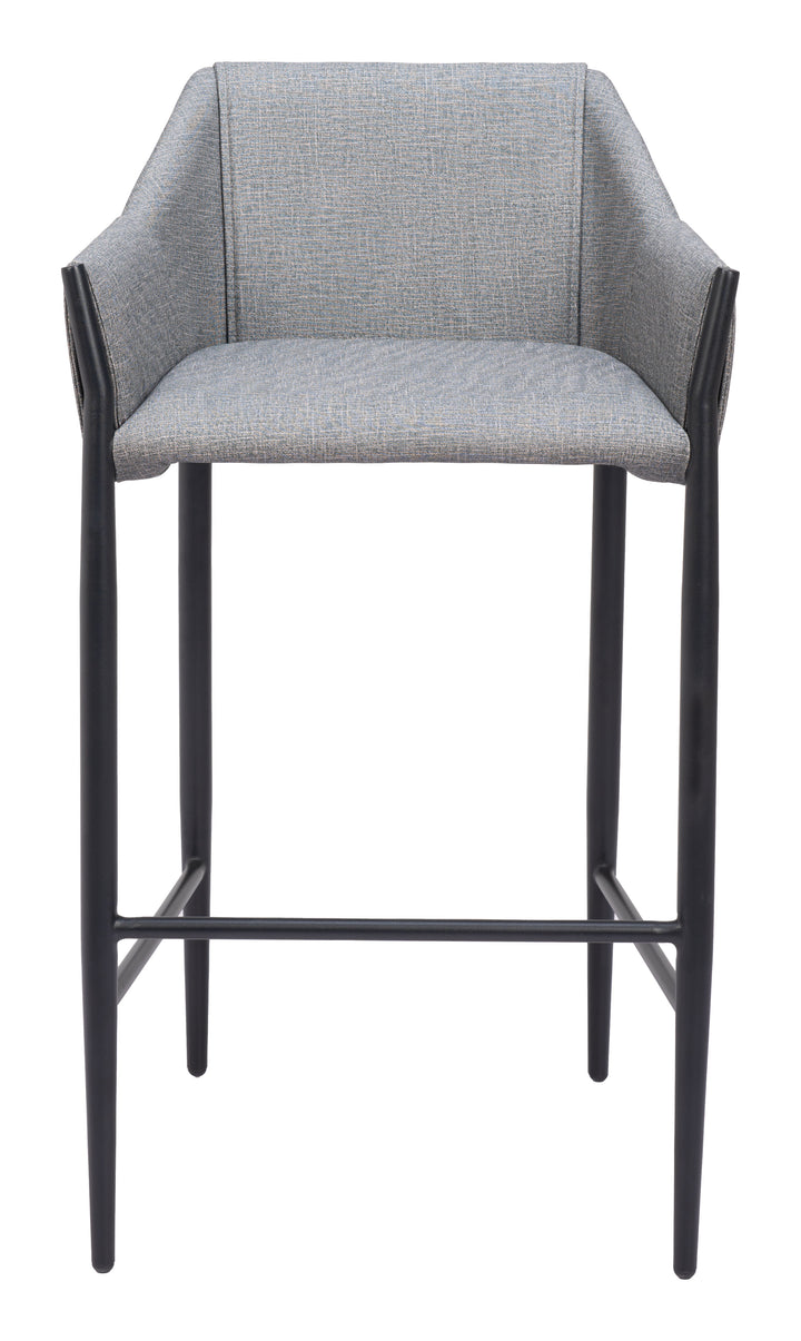Zuo Andover Barstool Slate Gray