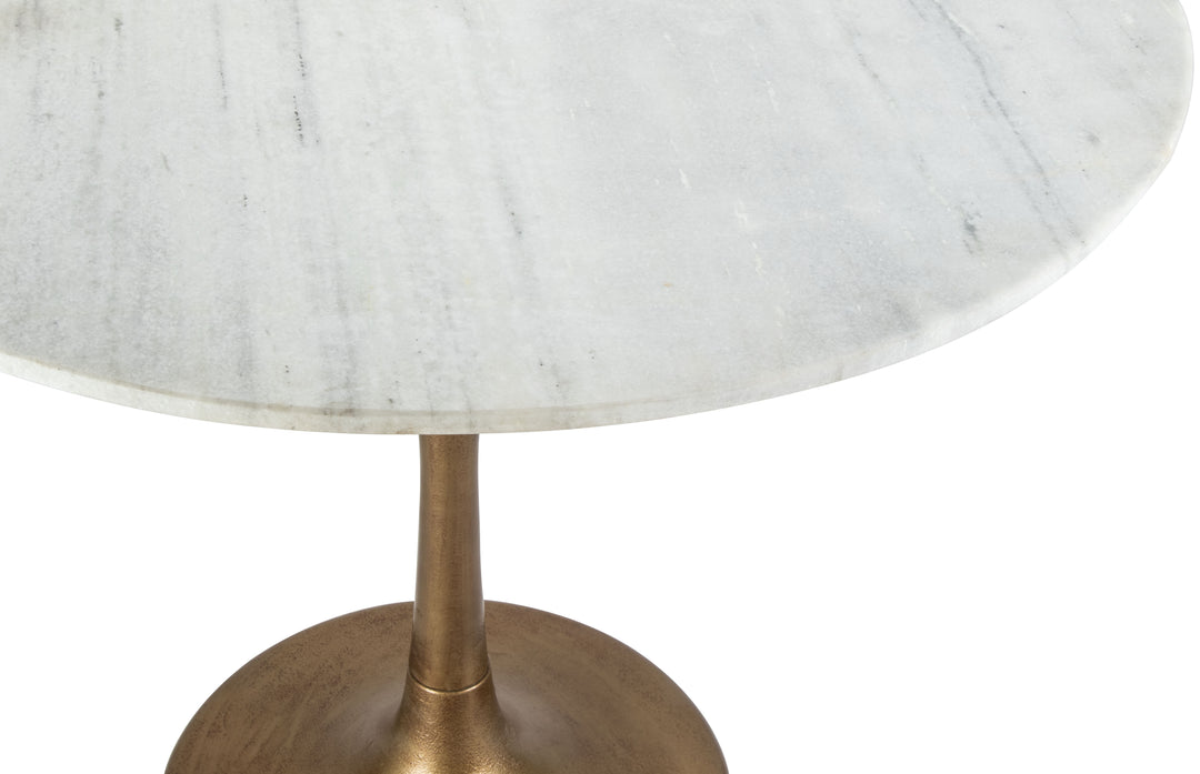 Zuo Fullerton Dining Table White & Gold