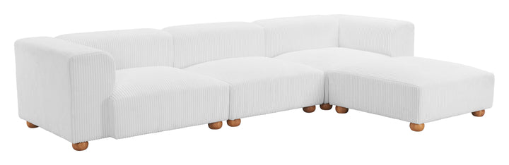 Zuo Tayte Ottoman White