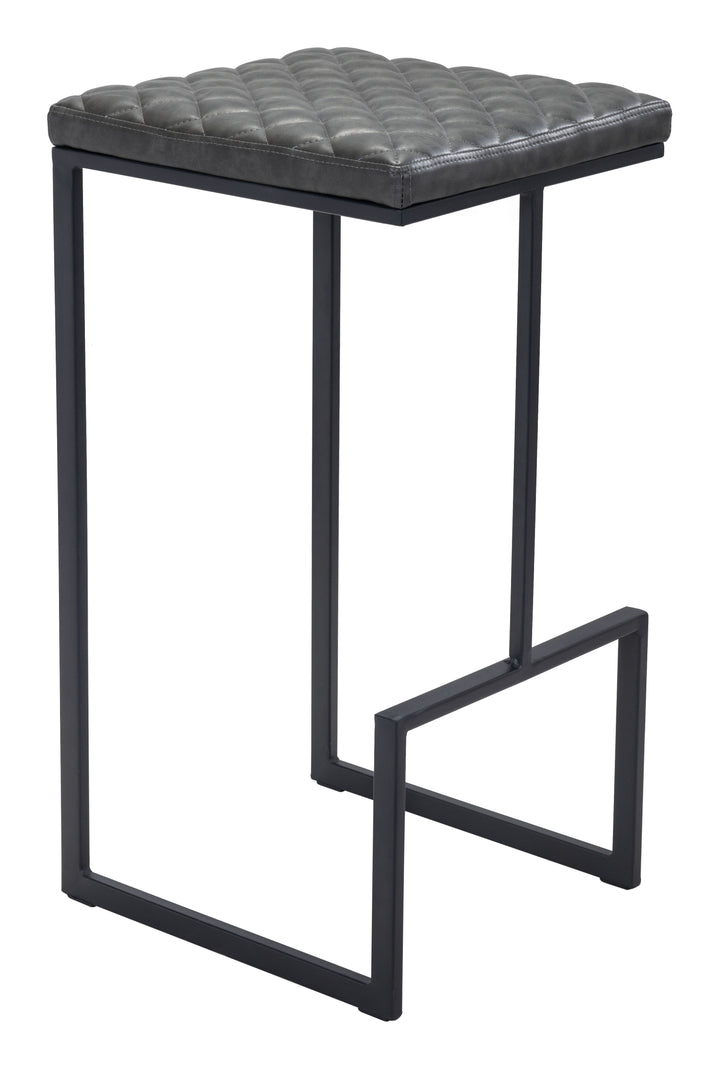 Zuo Element Barstool Gray