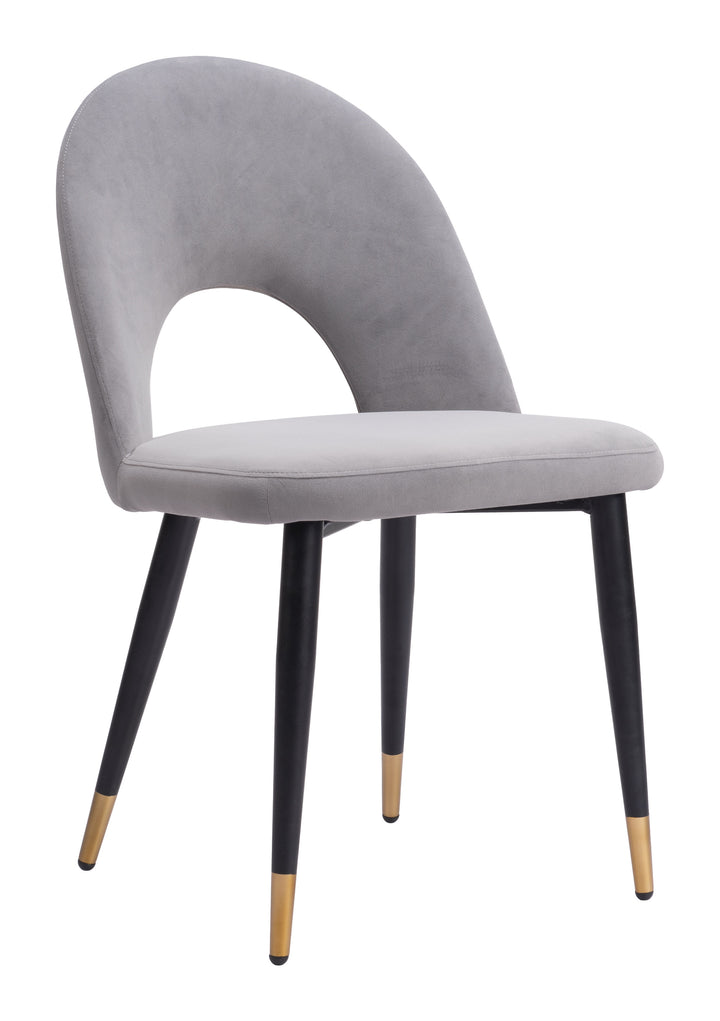 Zuo Menlo Dining Chair (Set of 2) Gray