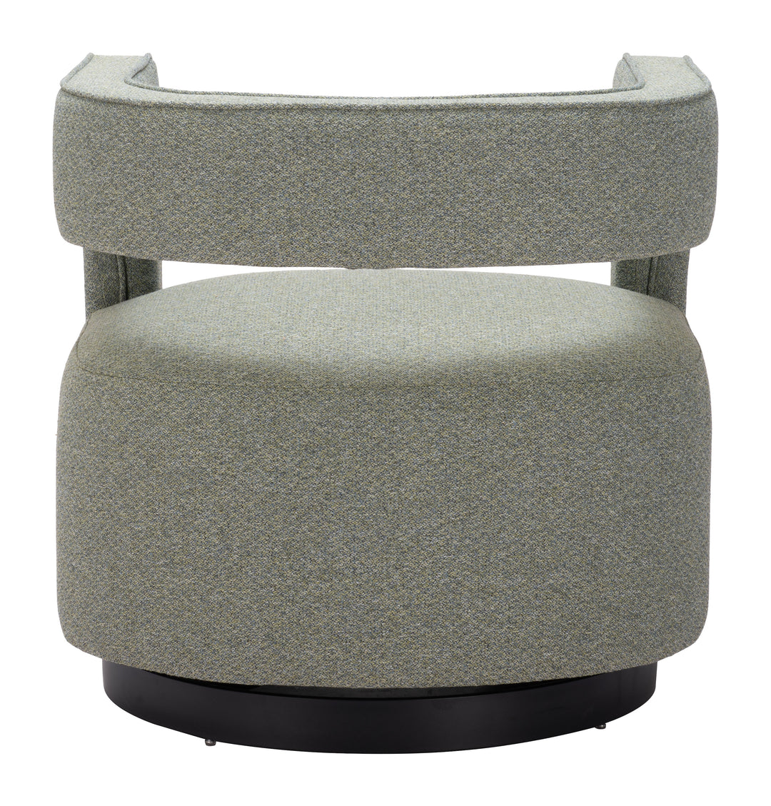 Zuo Turku Swivel Chair Sage Green