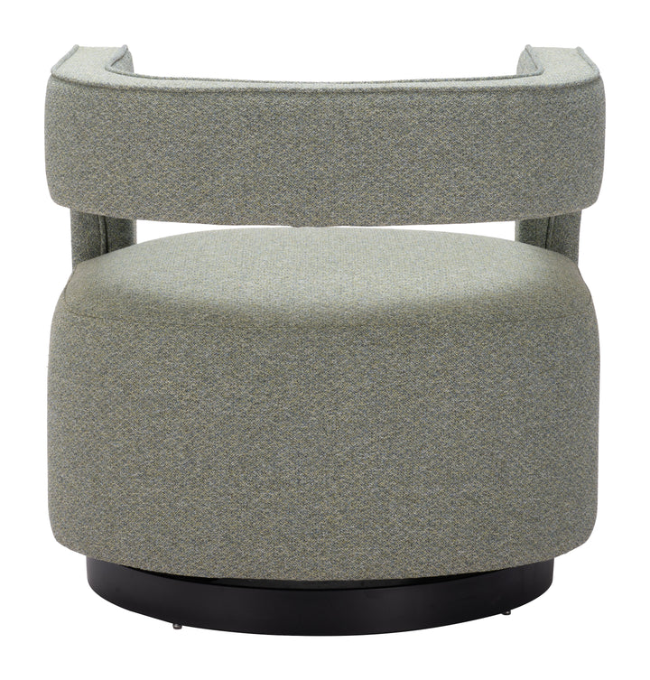 Zuo Turku Swivel Chair Sage Green