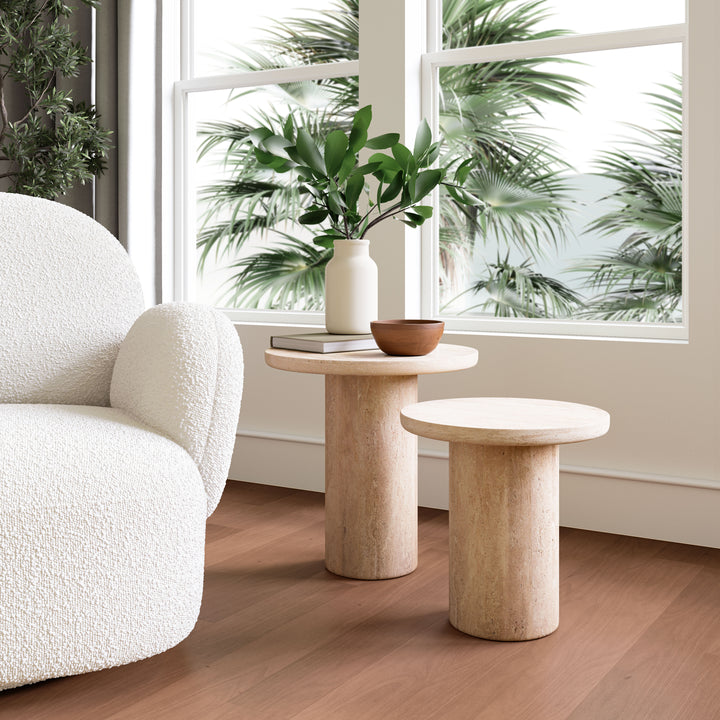 Zuo Fenith Accent Table Set (2-Piece) Natural