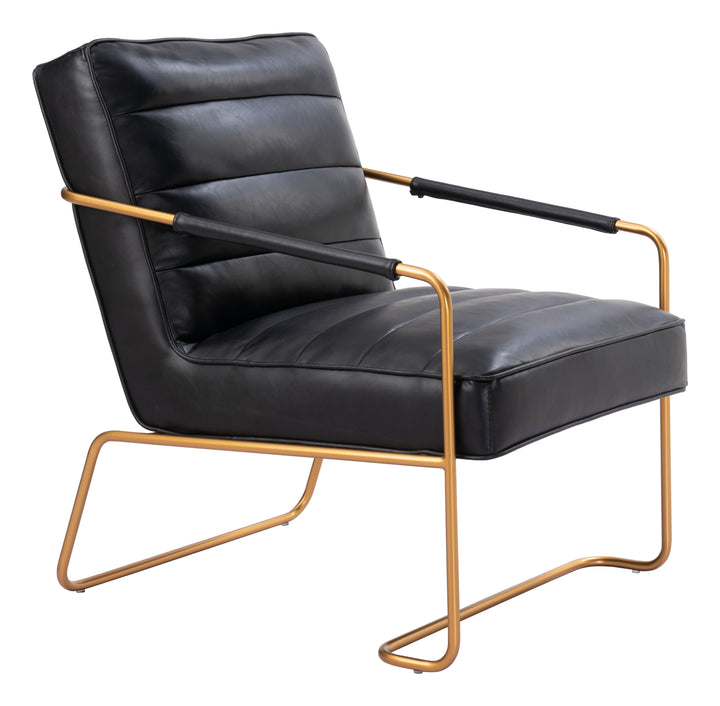 Zuo Dallas Accent Chair Vintage Black