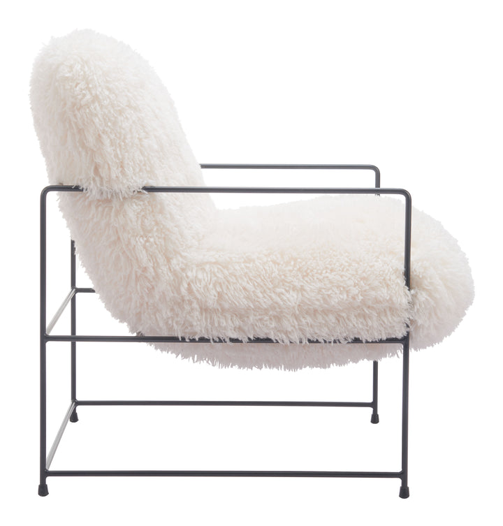 Zuo Pelut Accent Chair White