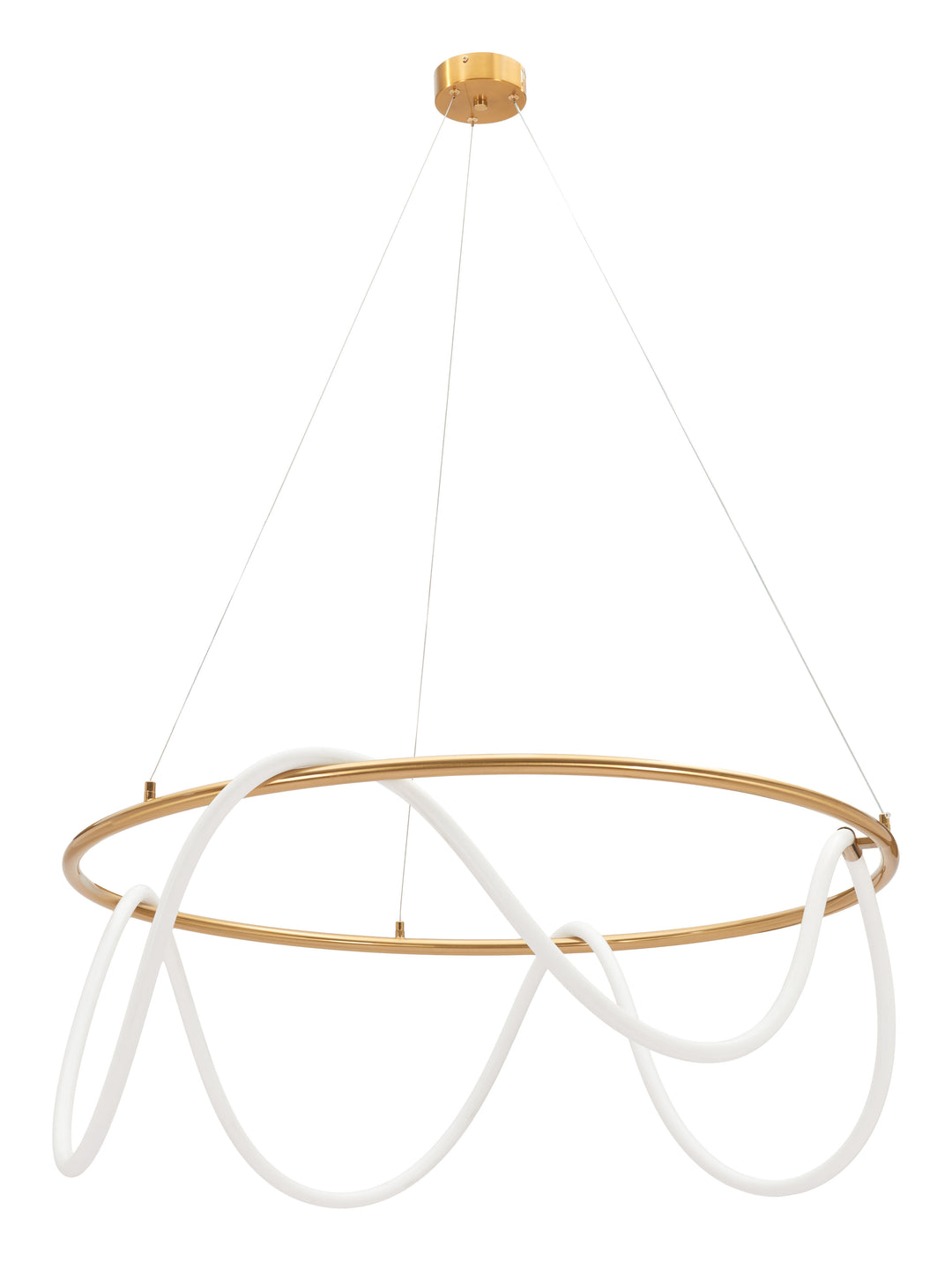 Zuo Wiber Ceiling Lamp Brass