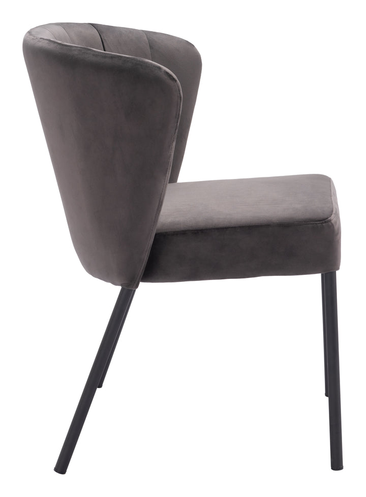 Zuo Aimee Dining Chair (Set of 2) Gray