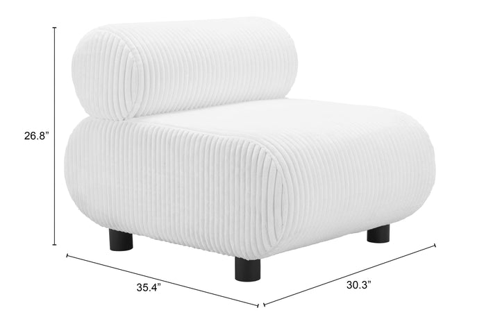 Zuo Rahat Accent Chair White