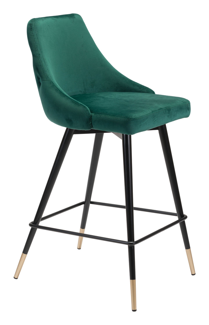 Zuo Piccolo Counter Stool Green