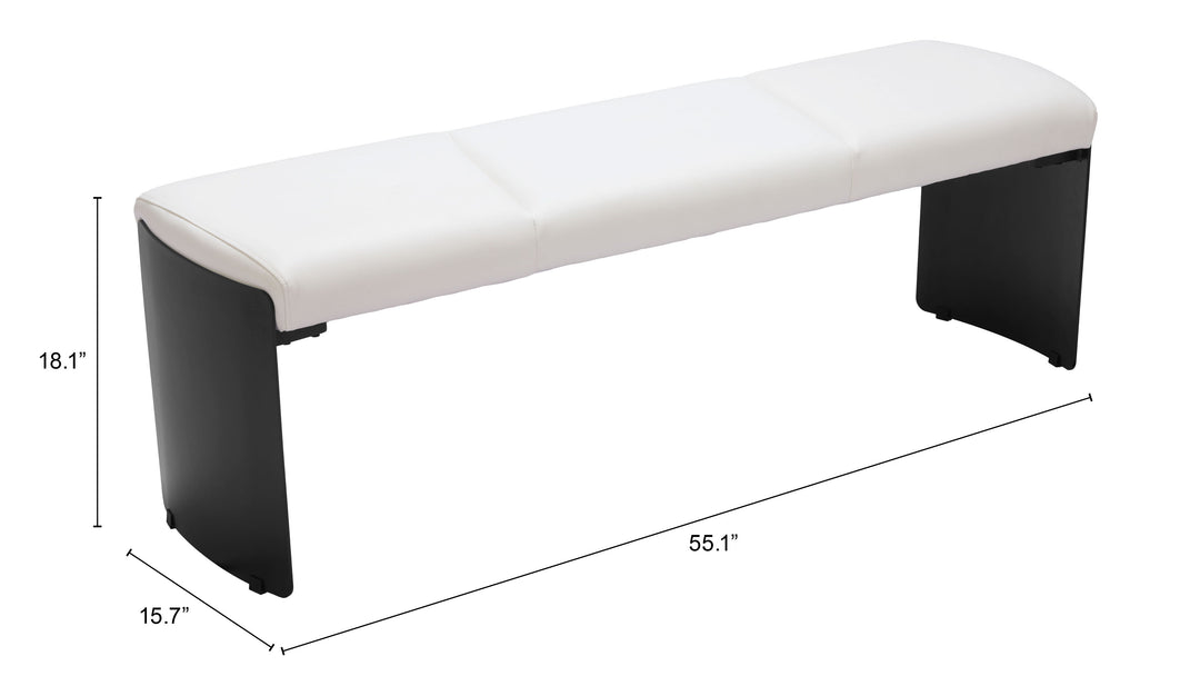 Zuo Mur Bench White