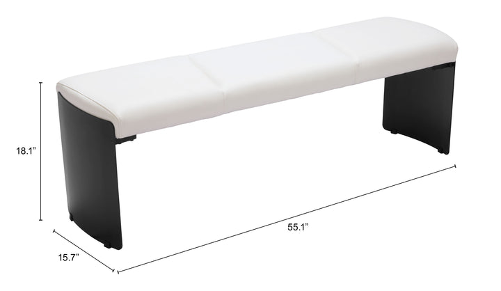 Zuo Mur Bench White