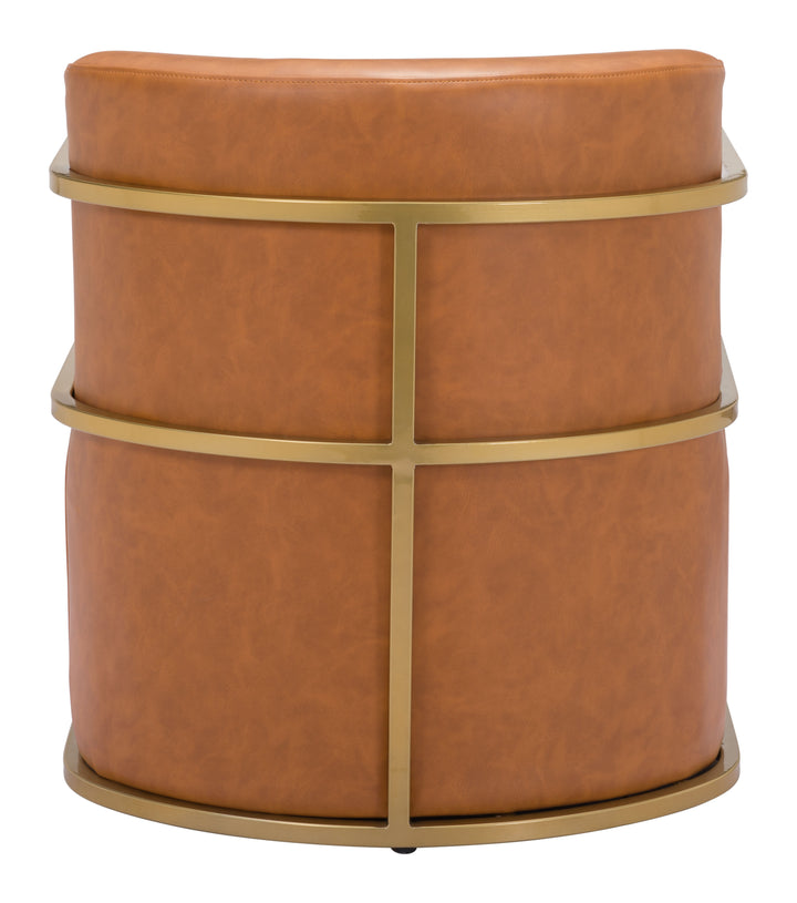 Zuo Xander Accent Chair Brown