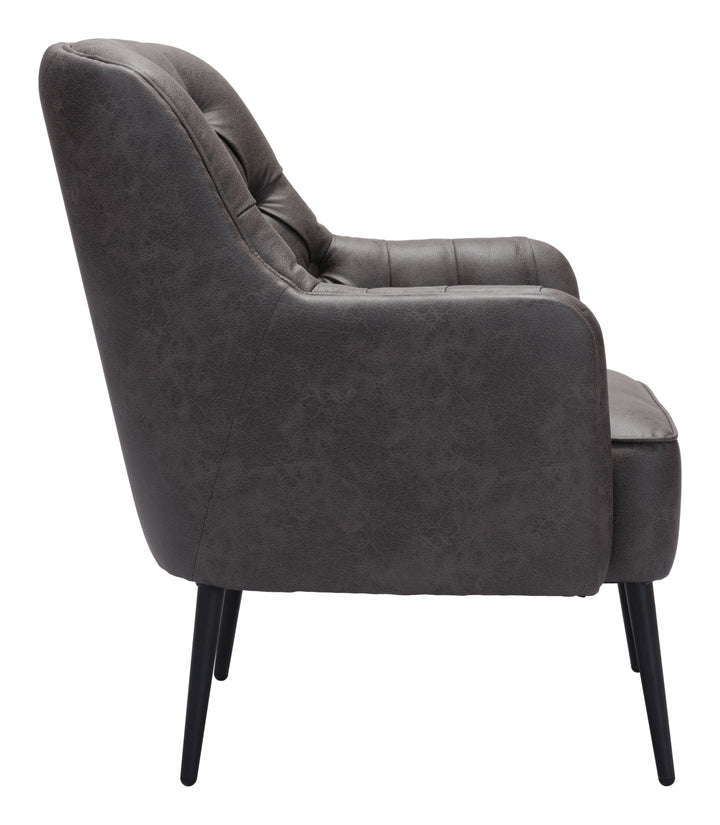 Zuo Tasmania Accent Chair Vintage Black