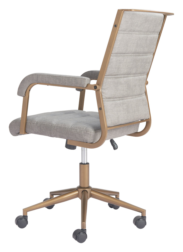 Zuo Auction Office Chair Gray