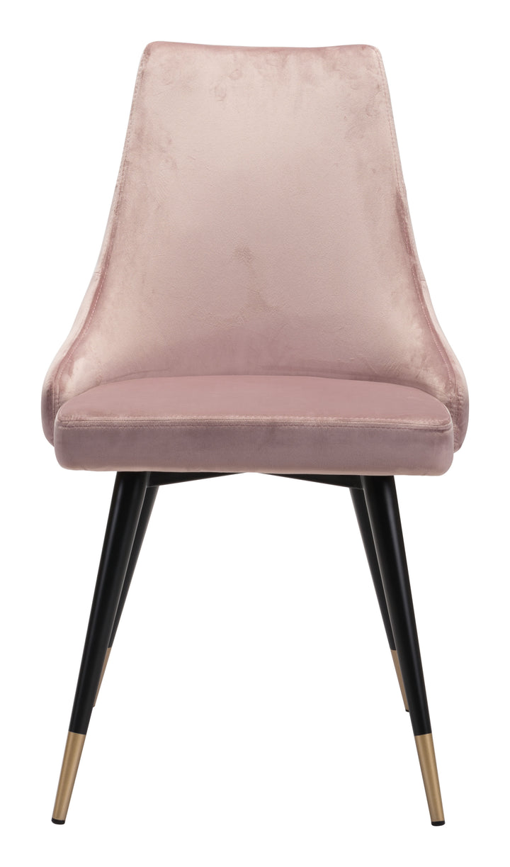 Zuo Piccolo Dining Chair (Set of 2) Pink