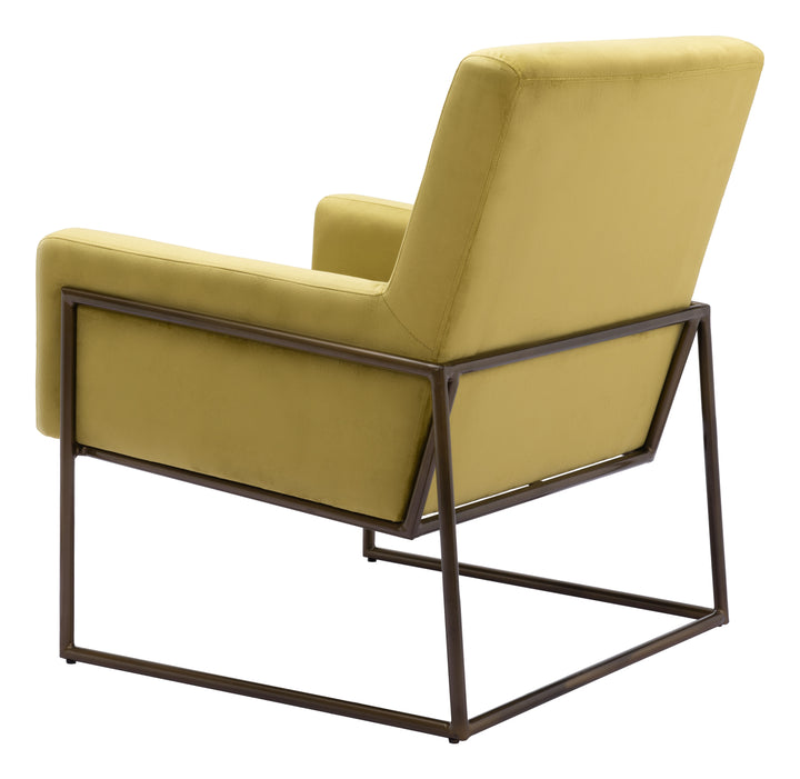 Zuo New York Accent Chair Olive Green