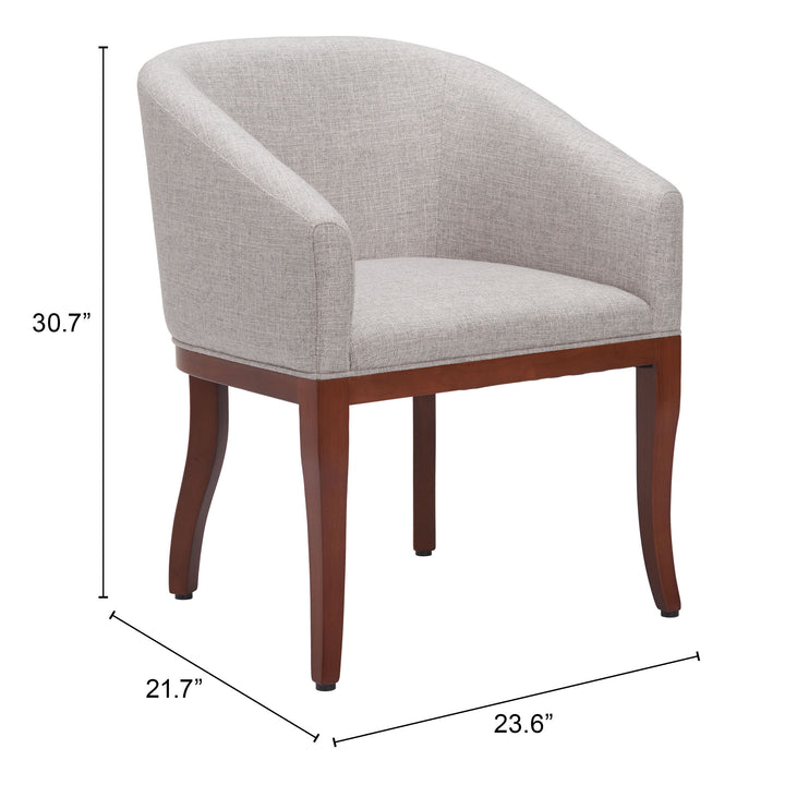 Zuo Serasa Dining Chair Gray