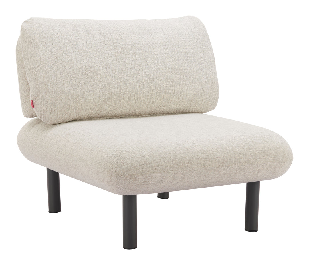Zuo Aperto Accent Chair Beige