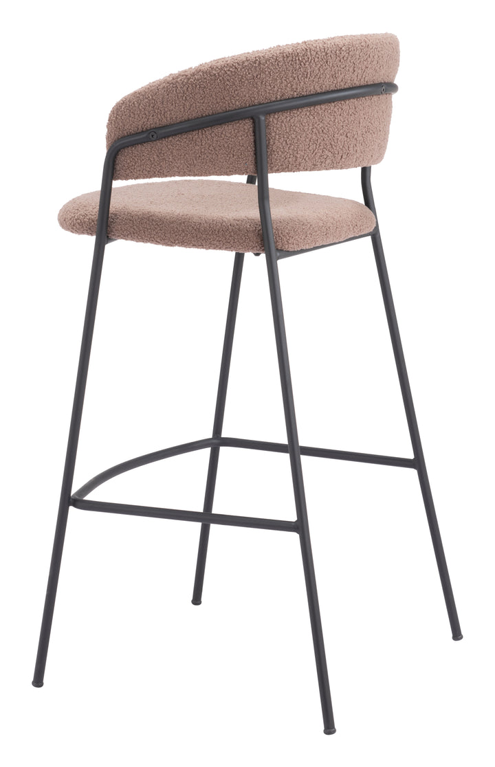Zuo Josephine Barstool (Set of 2) Brown