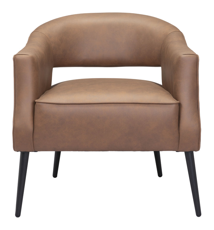 Zuo Berkeley Accent Chair Vintage Brown
