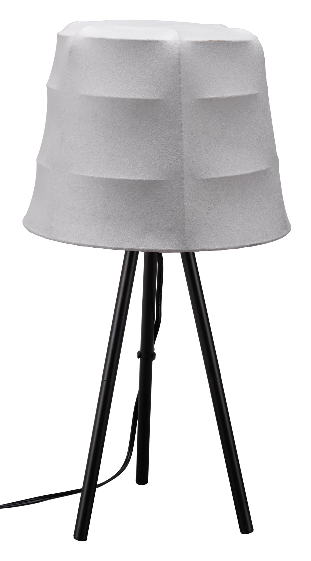 Zuo Mozzi Table Lamp Gray & Black
