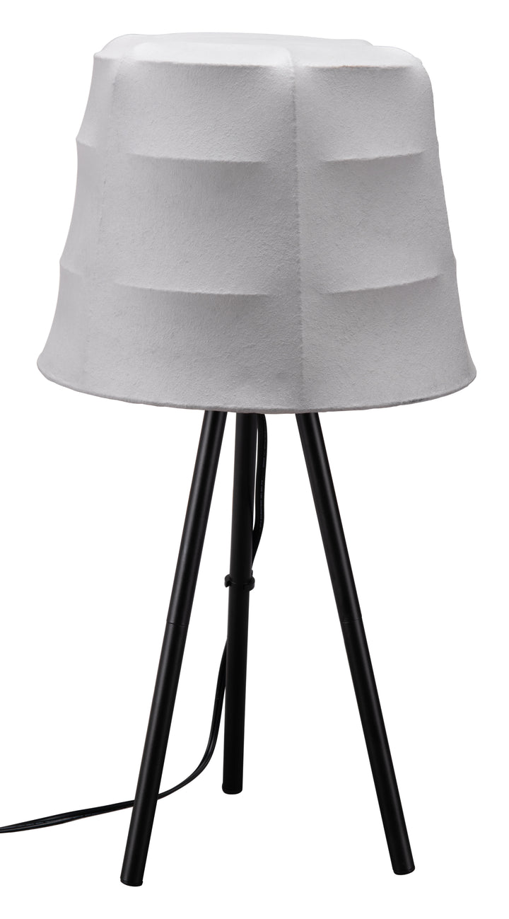 Zuo Mozzi Table Lamp Gray & Black