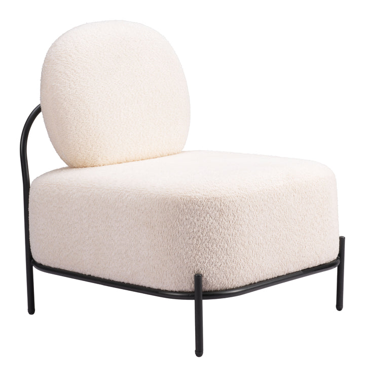 Zuo Arendal Accent Chair Vanilla