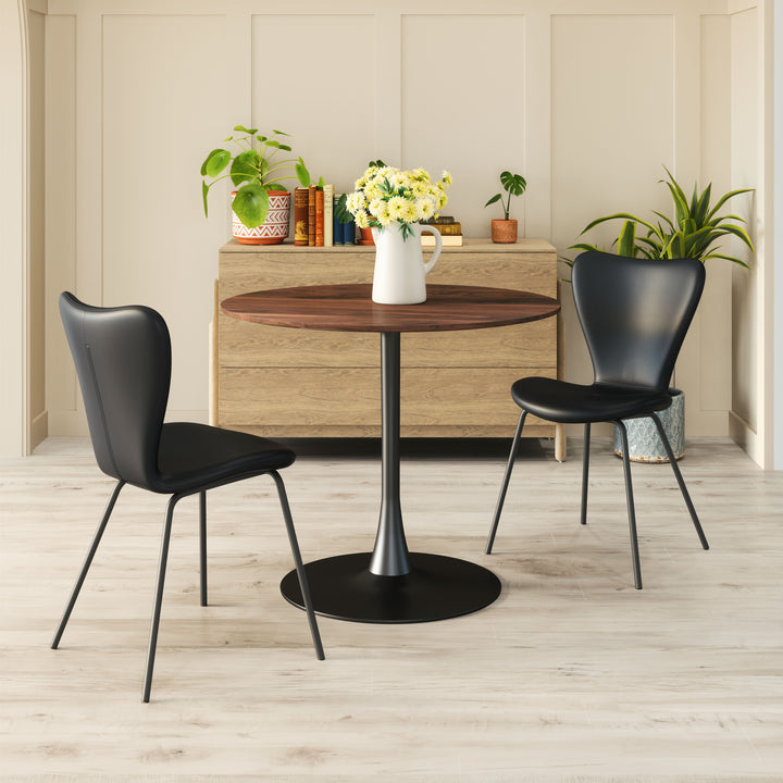 Zuo Torlo Dining Chair (Set of 2) Black
