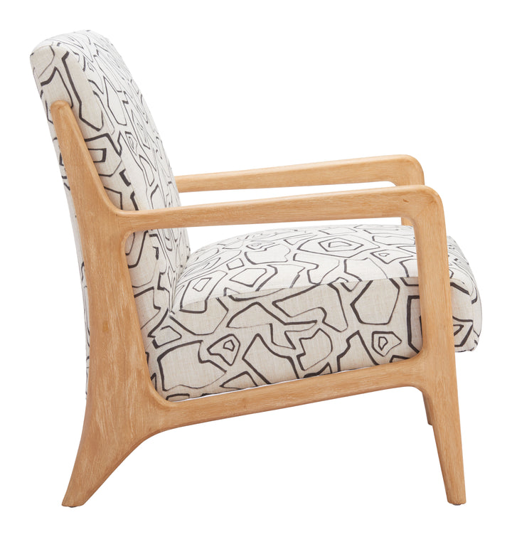 Zuo Runa Accent Chair Beige & Natural