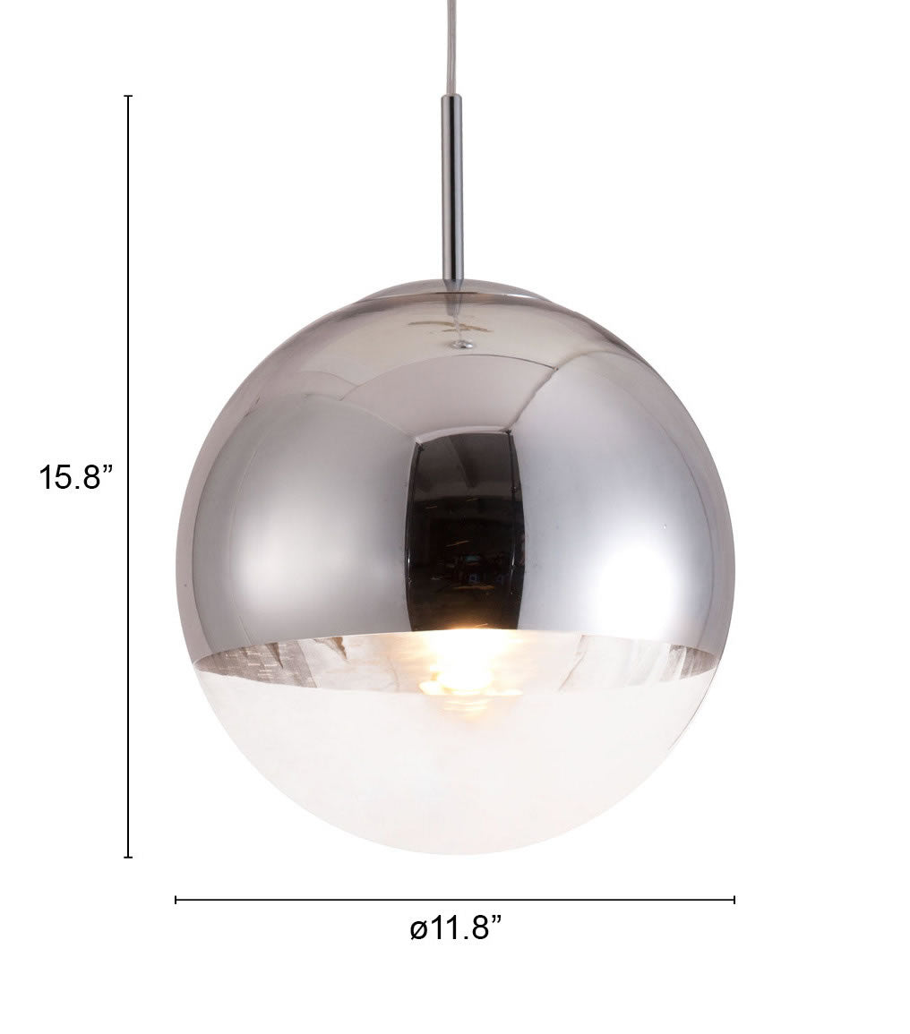 Zuo Kinetic Ceiling Lamp Chrome