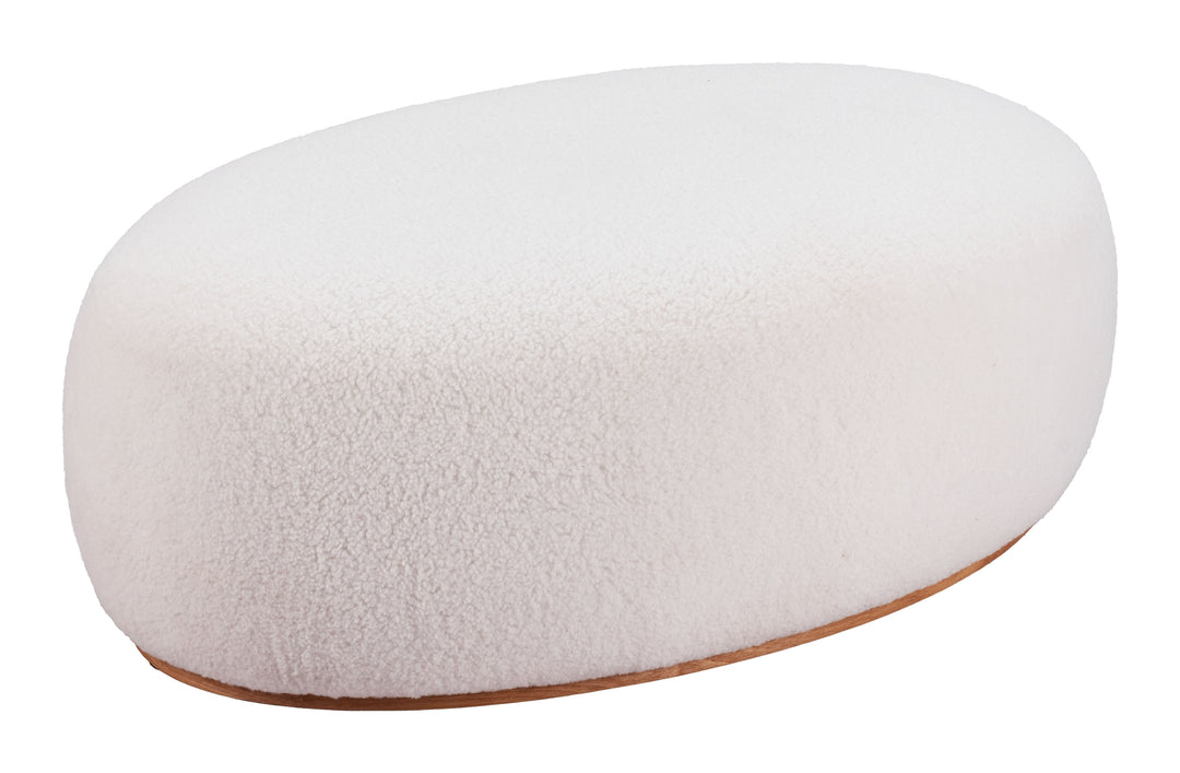 Zuo Amber Ottoman Cream