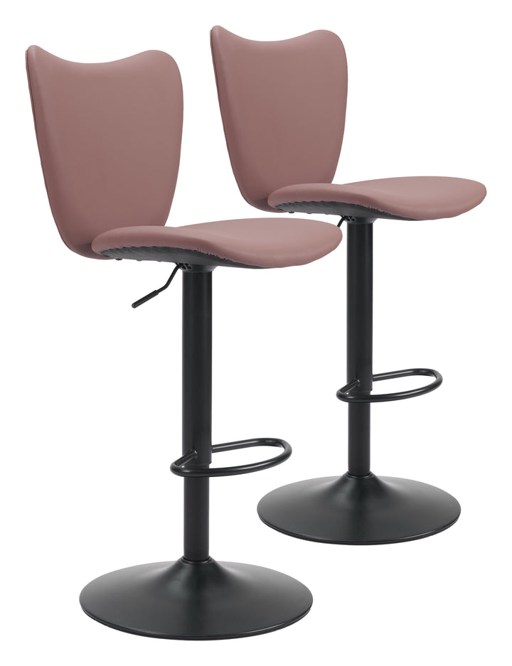 Zuo Elevate Barstool (Set of 2) Brown