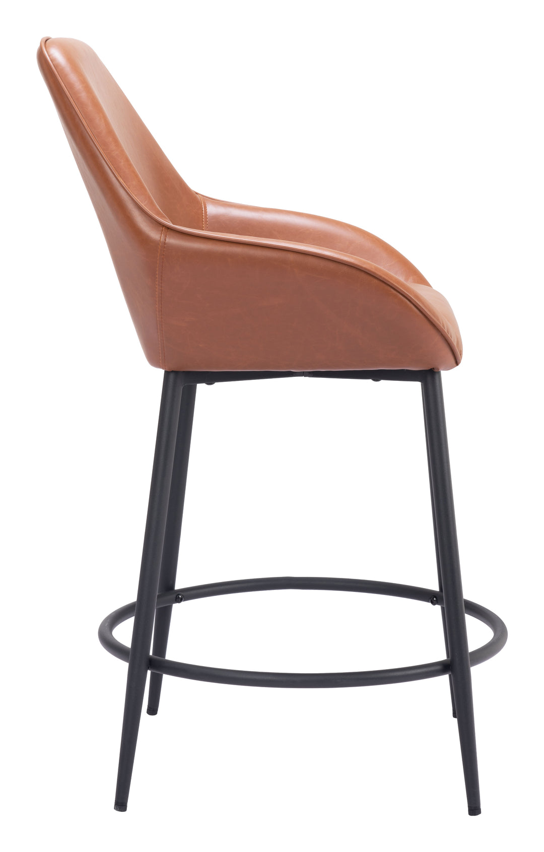 Zuo Vila Counter Stool (Set of 2) Brown
