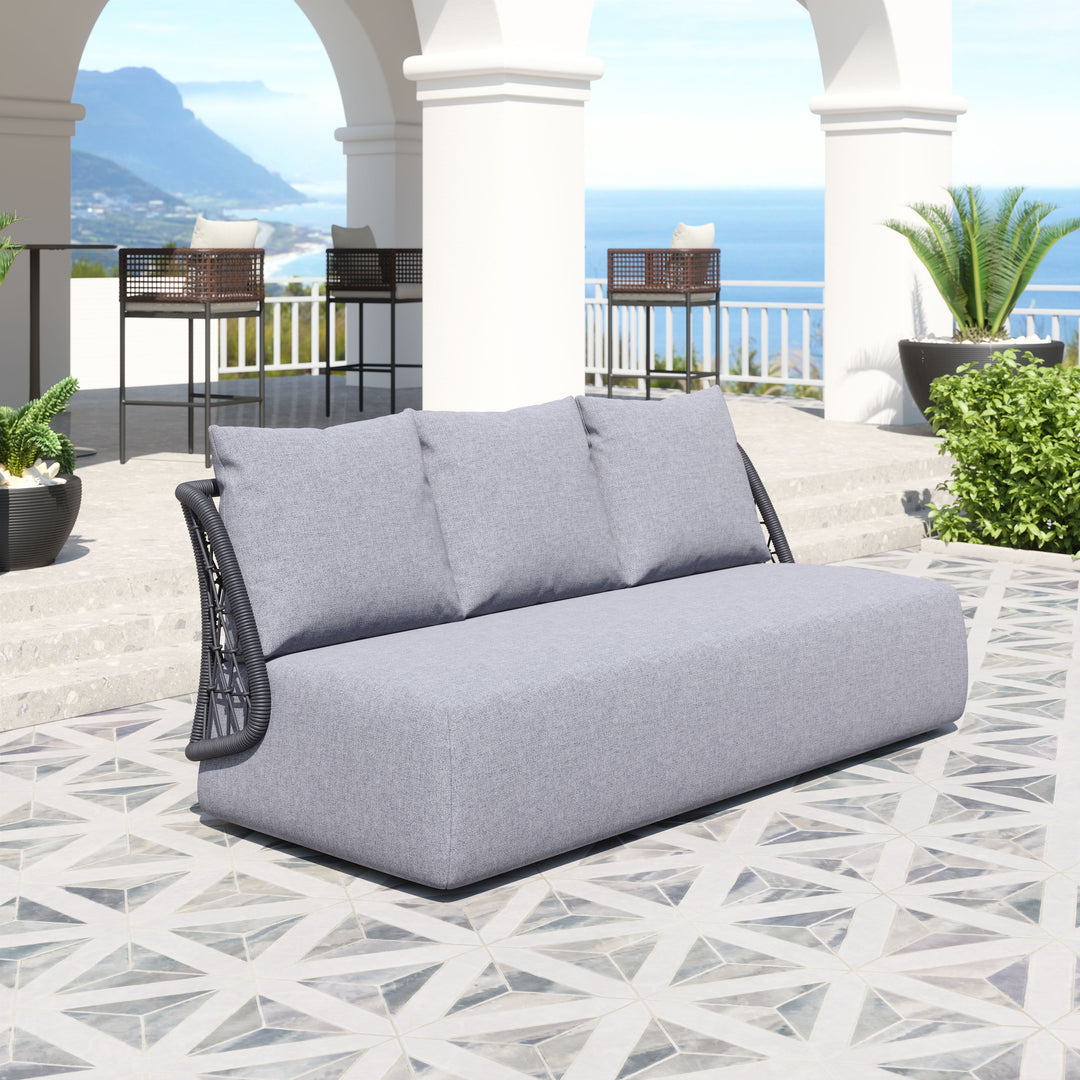 Zuo Mekan Sofa Gray