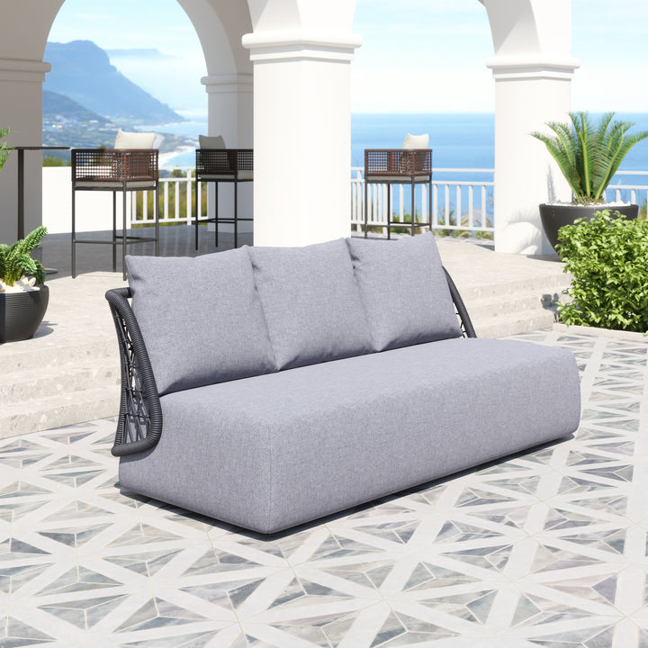 Zuo Mekan Sofa Gray