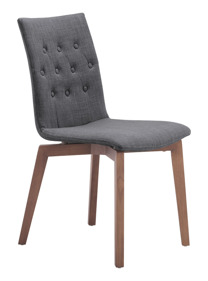 Zuo Orebro Dining Chair (Set of 2) Graphite