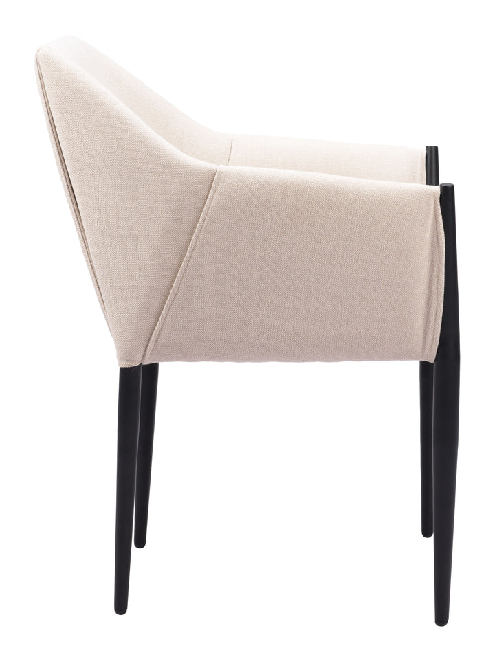 Zuo Andover Dining Chair (Set of 2) Beige