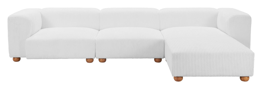 Zuo Tayte Ottoman White