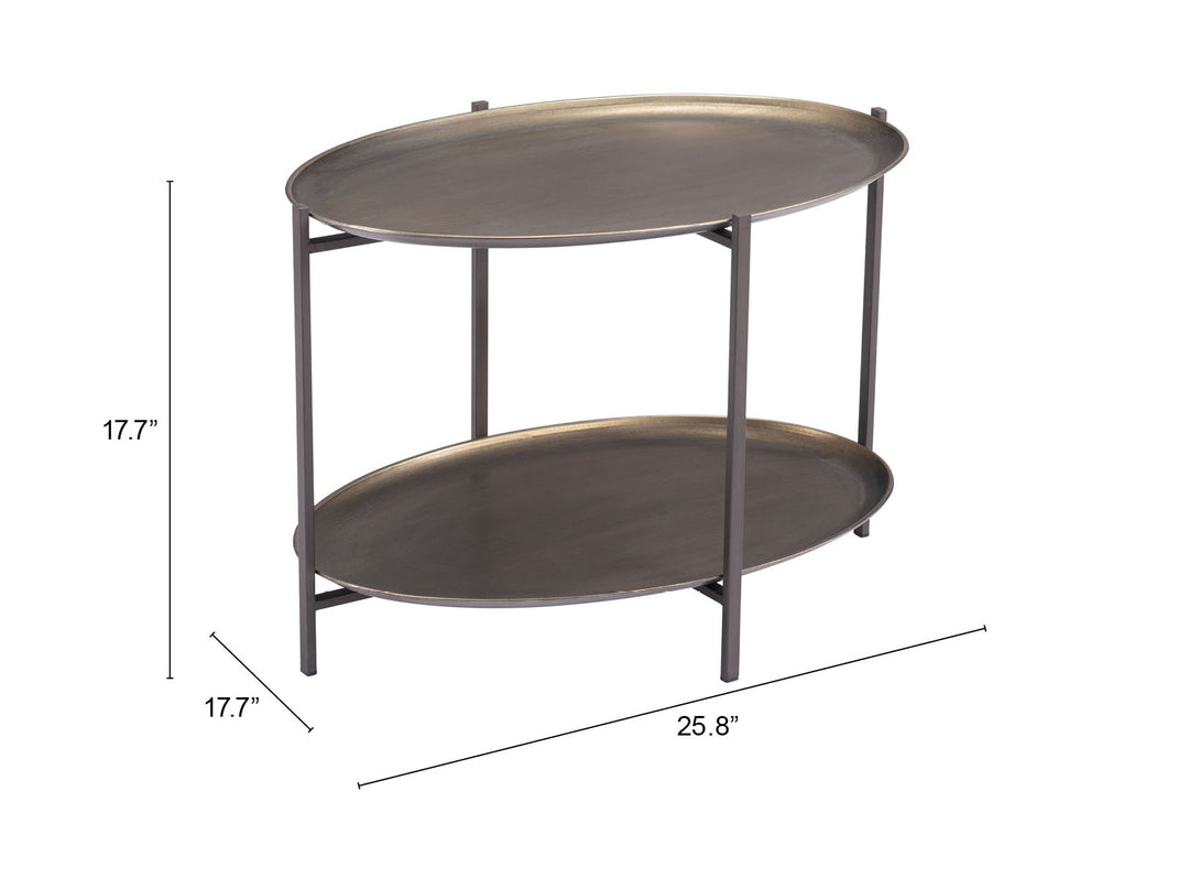 Zuo Bronson Coffee Table Bronze