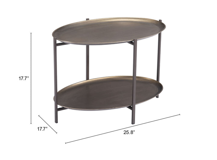 Zuo Bronson Coffee Table Bronze