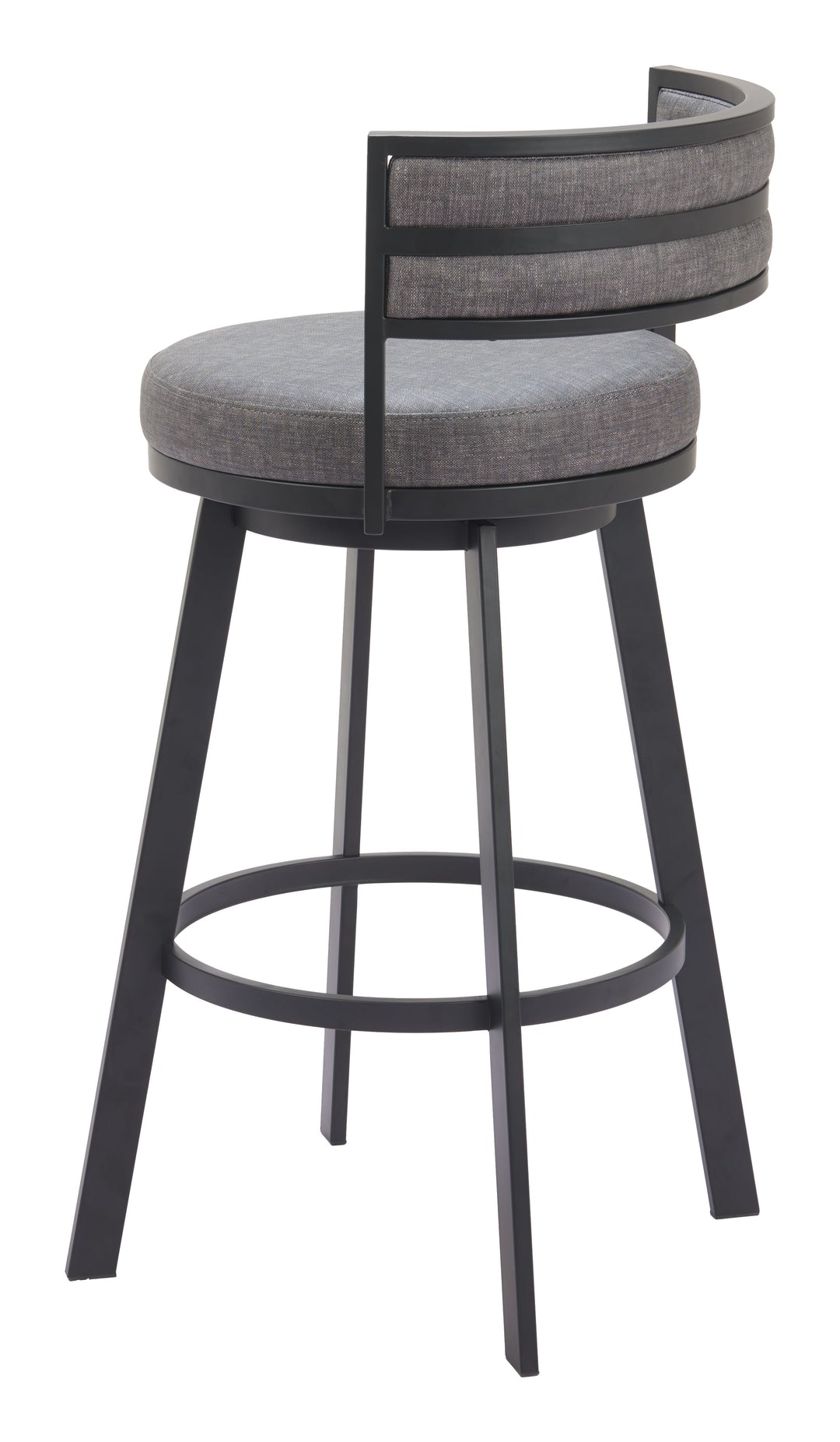 Zuo Gimsby Swivel Barstool Gray