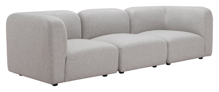 Zuo Biak Middle Chair Gray